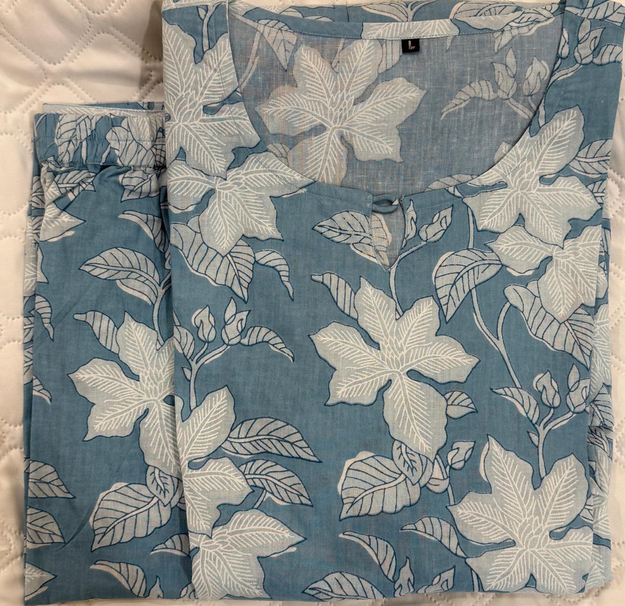 Blue floral Co-Ord Set