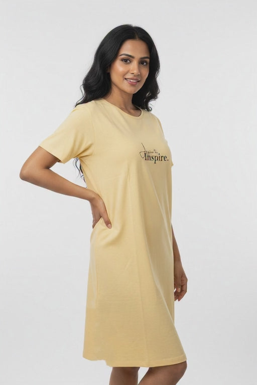 Women Lounge T-Shirt - Yellow