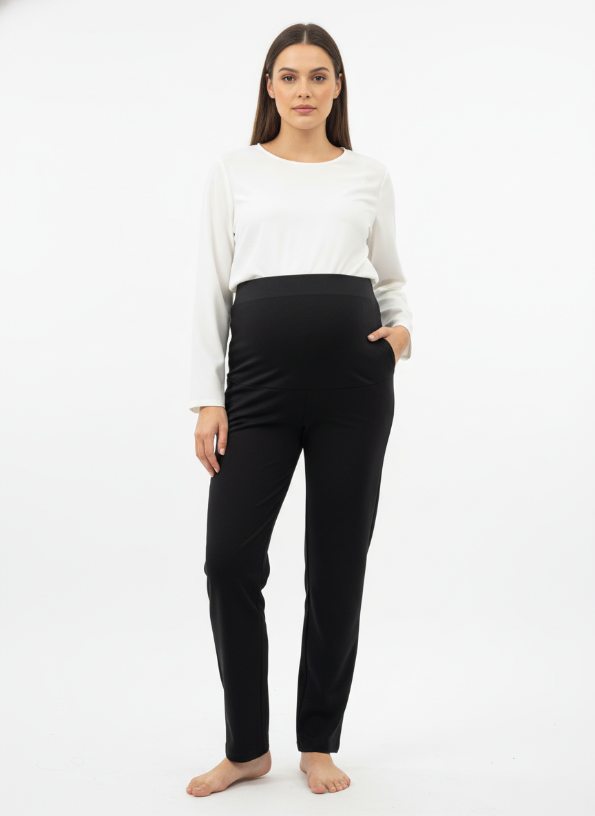 Maternity Pant- Black +Grey ( Pack of 2)
