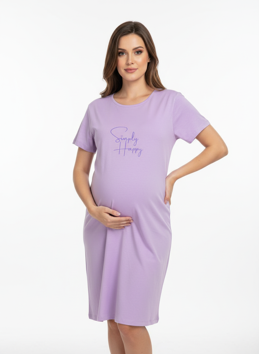 Women Lounge T-Shirt- Lavender