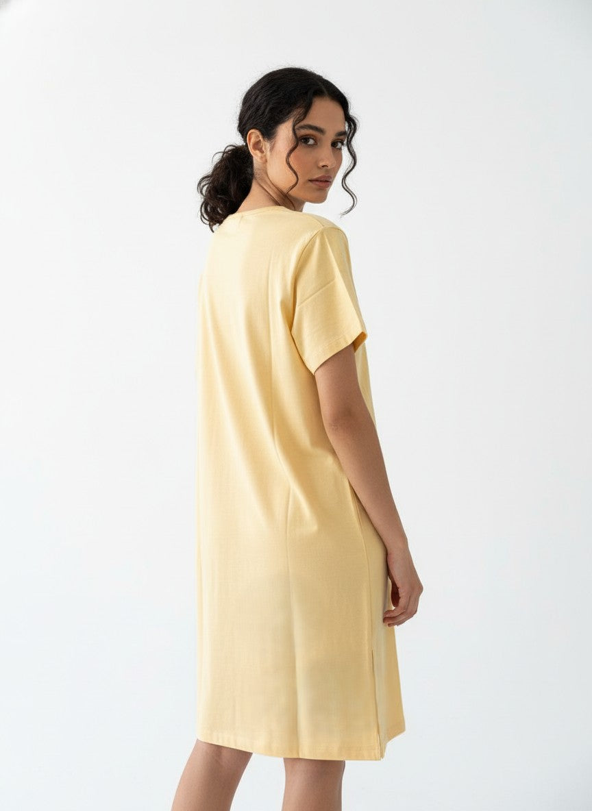 Women Lounge T-Shirt - Yellow