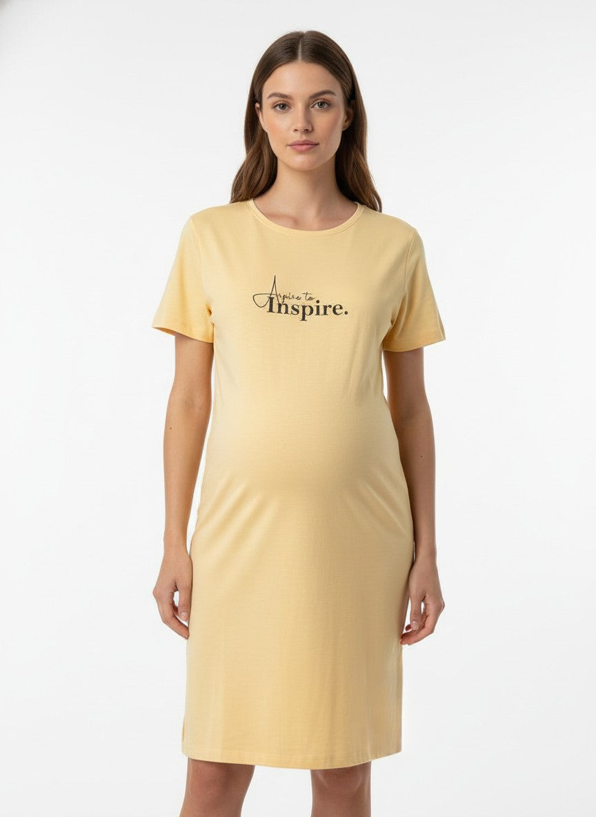 Women Lounge T-Shirt - Yellow