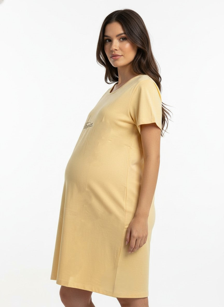 Women Lounge T-Shirt - Yellow